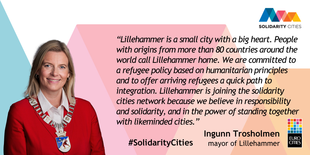 Mayor of Lillehammer Ingunn Trosholmen on Solidarity Cities