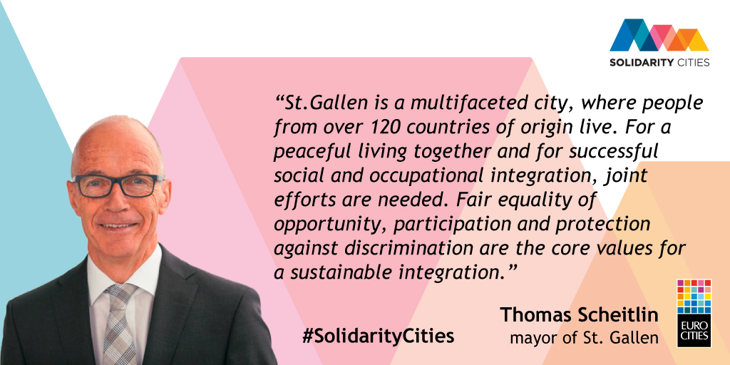 Mayor of St. Gallen Thomas Scheitlin on Solidarity Cities